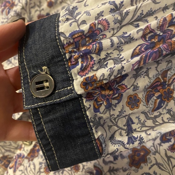 Long frilled chiffon jacket ( ADK) - Picture 3 of 4